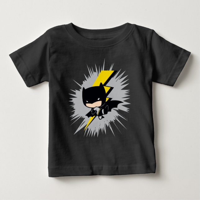 Chibi Batman Lightning Kick Tröja (Framsida)