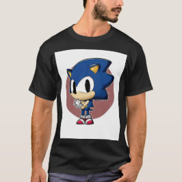 Chibi Blå Hastighets Hjälte T Shirt