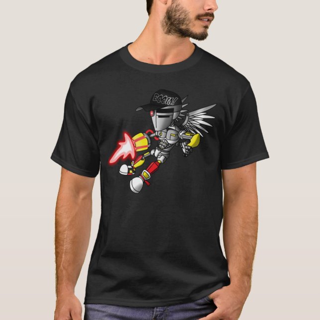 Chibi Blastermann T skjorta Tee (Framsida)