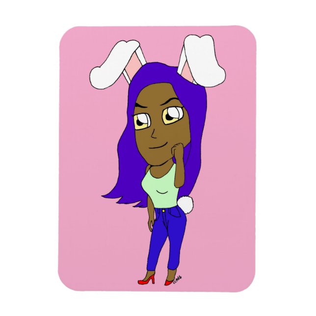 Chibi Bunnyflicka Magnet (Vertikal)