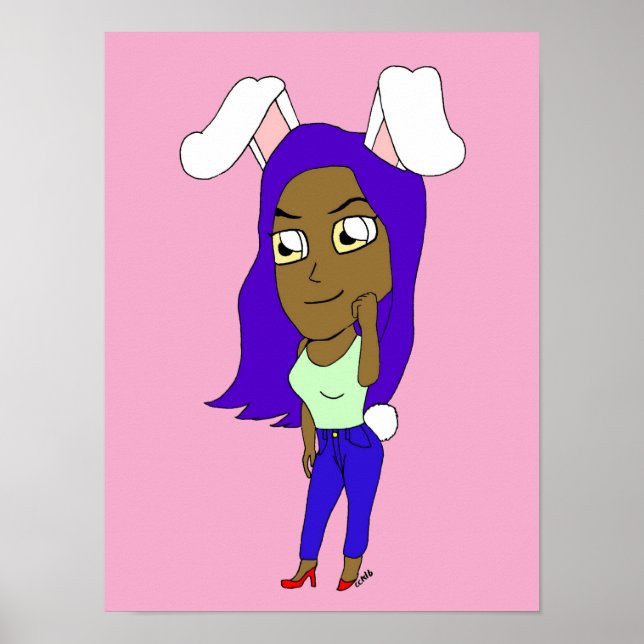 Chibi Bunnyflicka Poster (Framsidan)