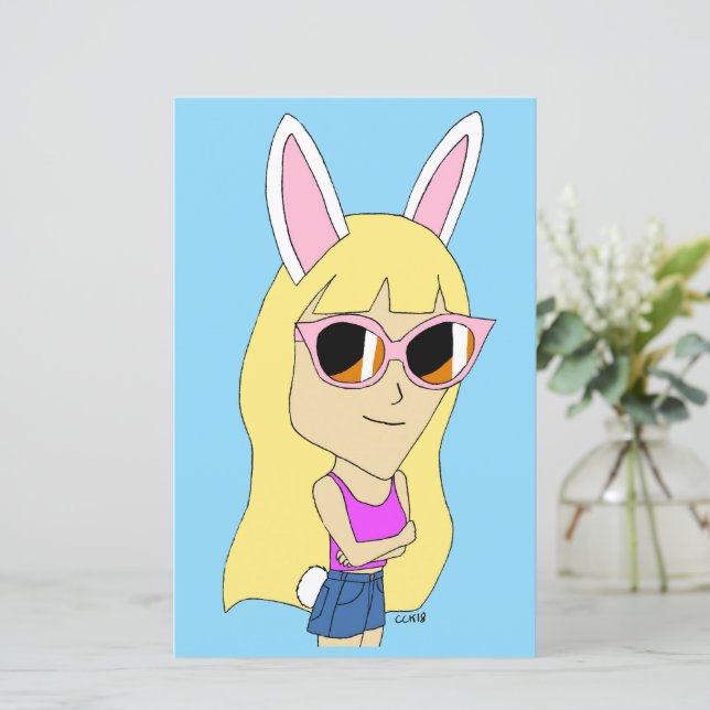 chibi bunnygirl (Stående Fram)