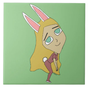 chibi bunnygirl kakelplatta