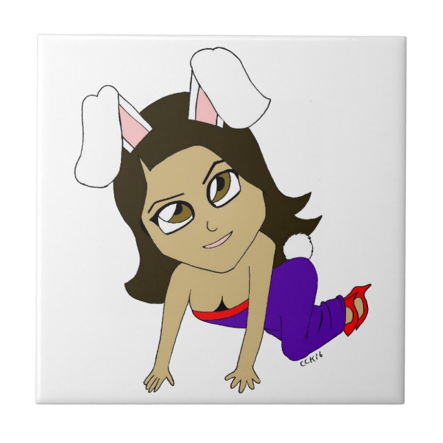chibi bunnygirl kakelplatta (Framsidan)