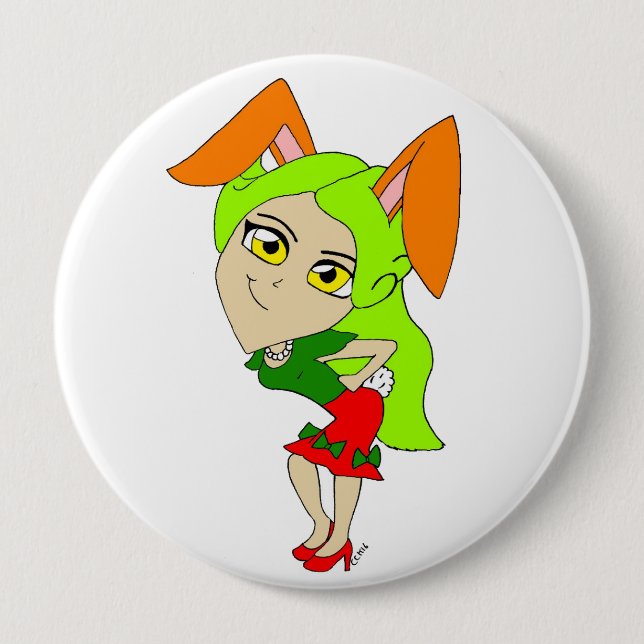 chibi bunnygirl knapp (Framsida)
