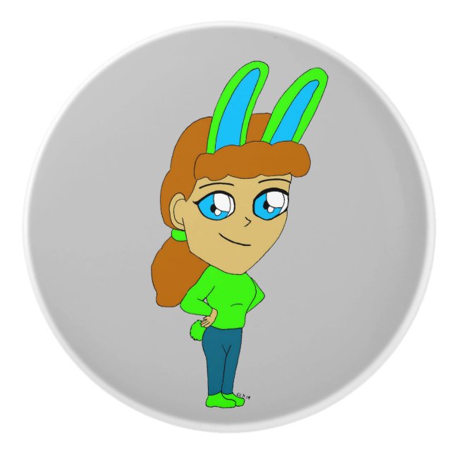 chibi bunnygirl knopp (Framsidan)