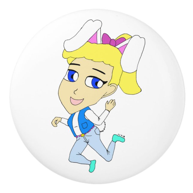 chibi bunnygirl knopp (Framsidan)