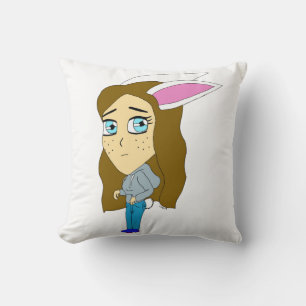 chibi bunnygirl kudde