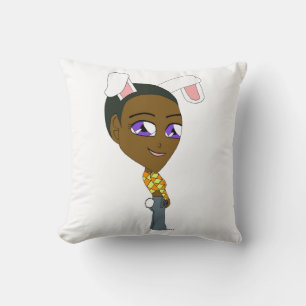 chibi bunnygirl kudde