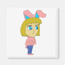chibi bunnygirl magnet