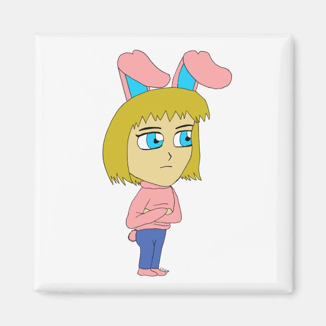 chibi bunnygirl magnet (Framsidan)