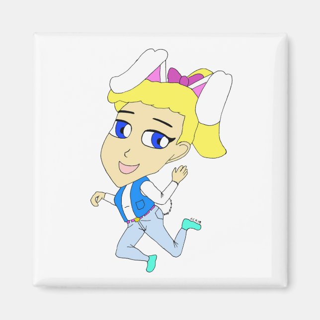chibi bunnygirl magnet (Framsidan)