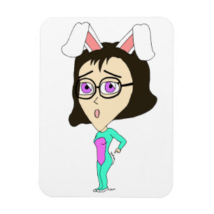 chibi bunnygirl magnet