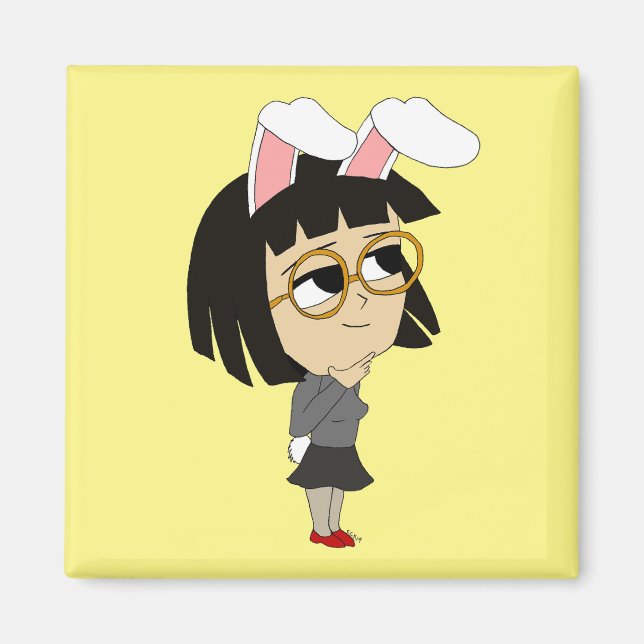 chibi bunnygirl magnet (Framsidan)