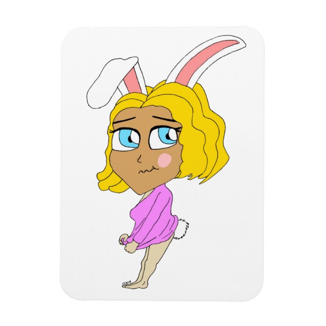 chibi bunnygirl magnet (Vertikal)