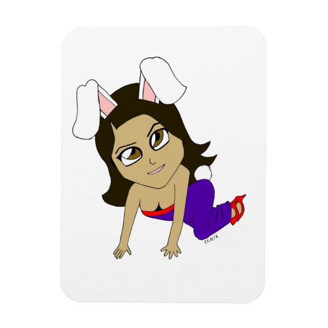 chibi bunnygirl magnet (Vertikal)