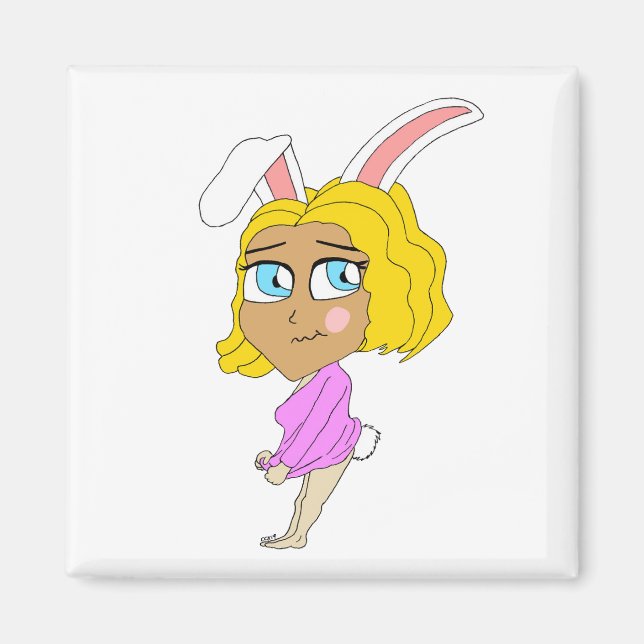 chibi bunnygirl magnet (Framsidan)