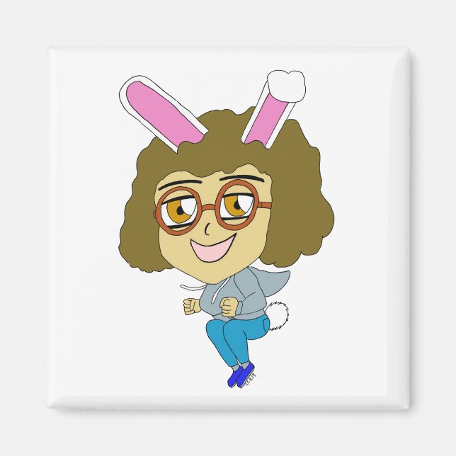 chibi bunnygirl magnet (Framsidan)