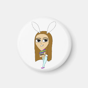 chibi bunnygirl    magnet