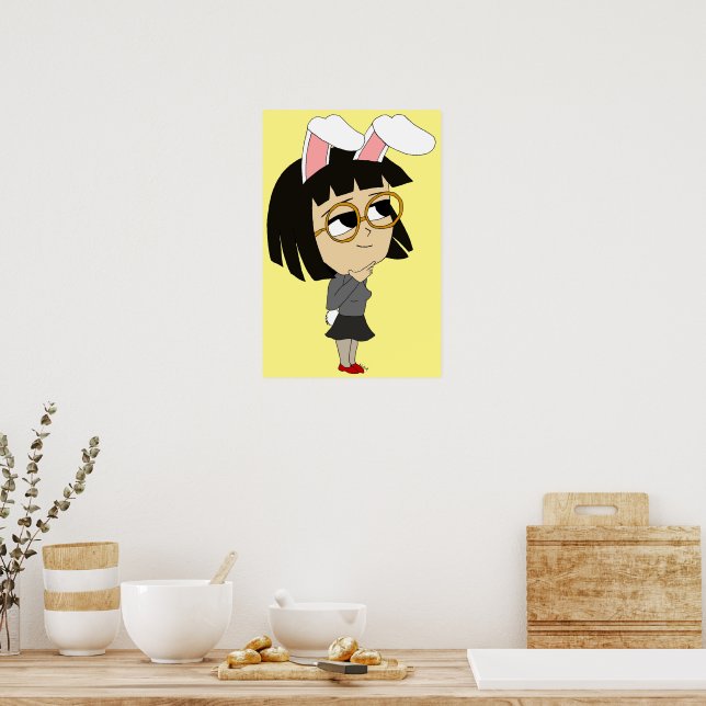 chibi bunnygirl poster (Kök)