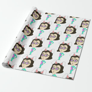 chibi bunnygirl presentpapper