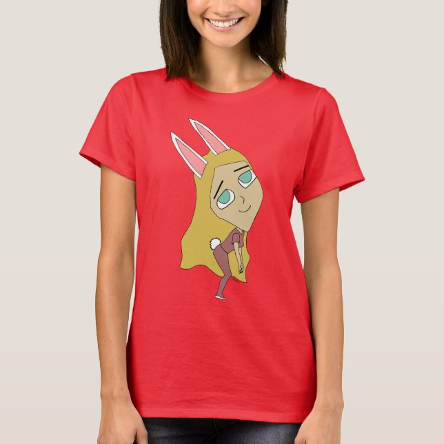 chibi bunnygirl t shirt (Framsida)