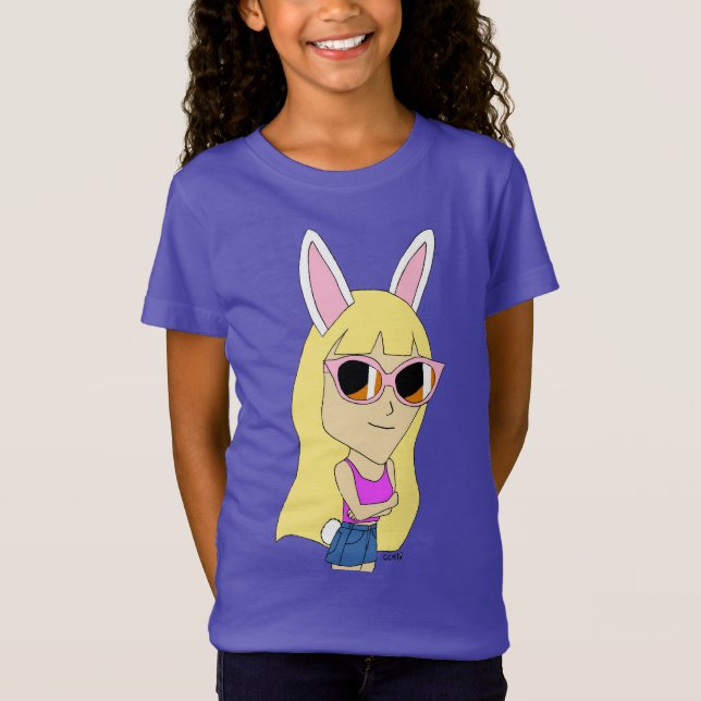 chibi bunnygirl t shirt (Framsida)