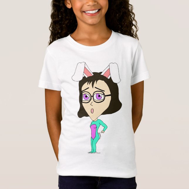 chibi bunnygirl t shirt (Framsida)