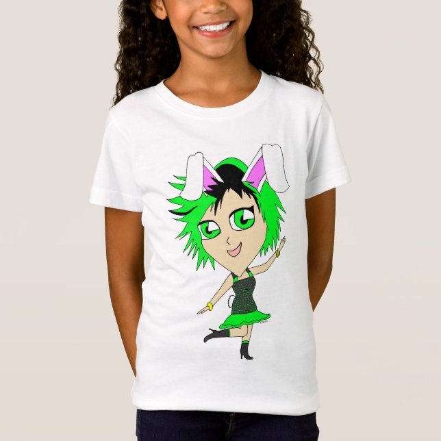 chibi bunnygirl t shirt (Framsida)