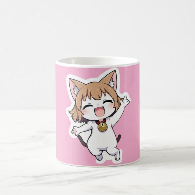 Chibi Cat Girl Kaffemugg (Center)
