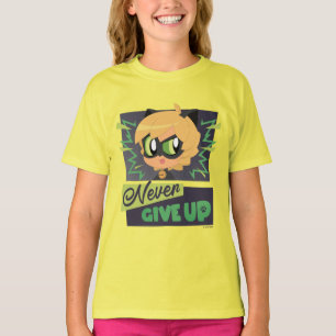 Chibi Cat Noir Aldrig Ge Up T Shirt