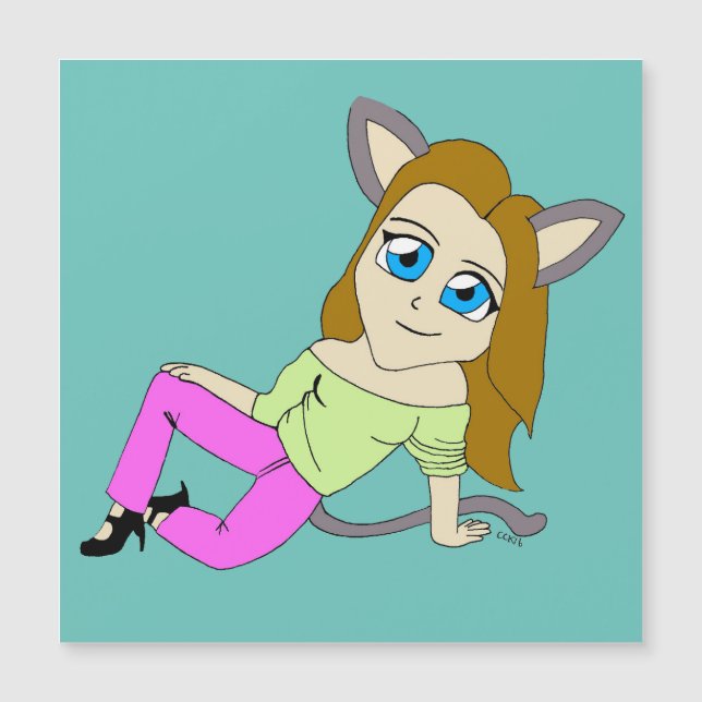 chibi catgirl (Framsida)