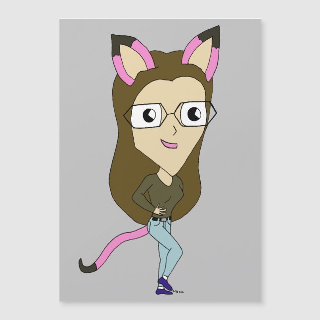 chibi catgirl (Framsida)