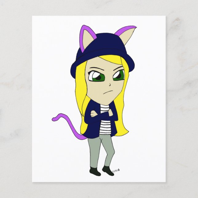 chibi catgirl (Framsida)