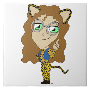 chibi catgirl kakelplatta