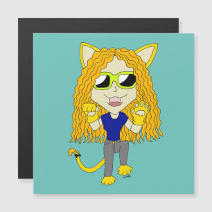 Chibi Catgirl med tassar