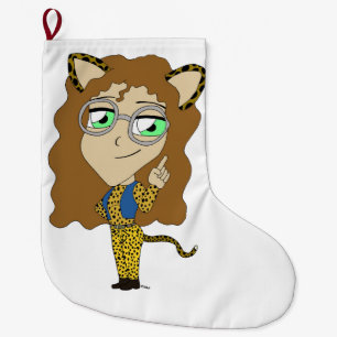 chibi catgirl stor julstrumpa