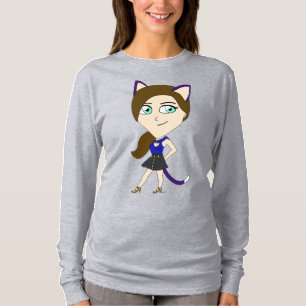 chibi catgirl t shirt