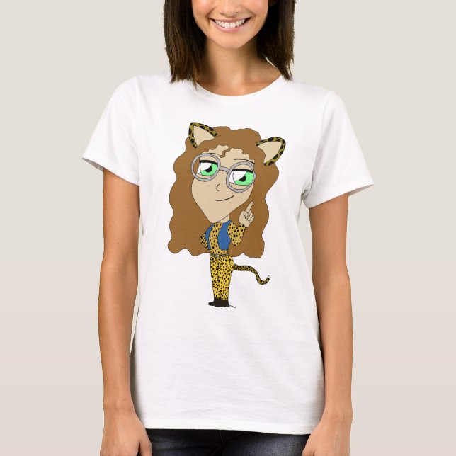 chibi catgirl t shirt (Framsida)