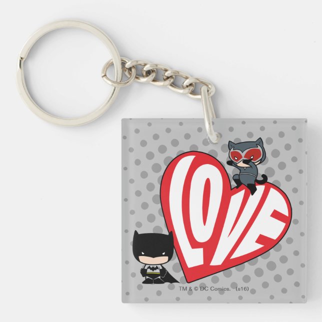 Chibi Catwomen Pouning på Batman (Framsidan)
