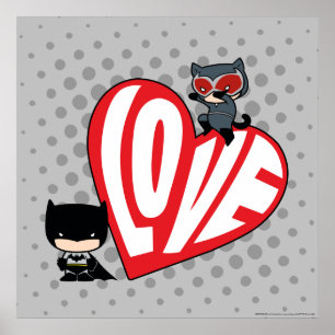 Chibi Catwomen Pounon på Batman 2 Poster