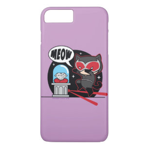 Chibi Catwomen Stealing A Diamond