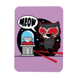 Chibi Catwomen Stealing A Diamond Magnet