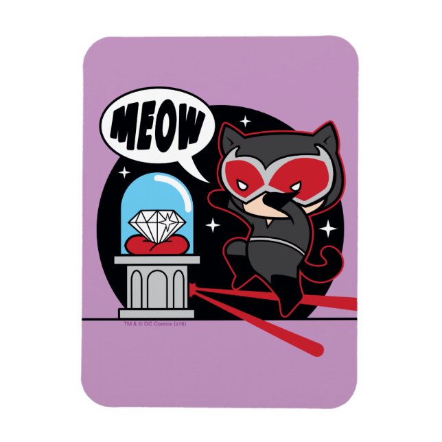 Chibi Catwomen Stealing A Diamond Magnet (Vertikal)