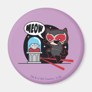 Chibi Catwomen Stealing A Diamond Magnet