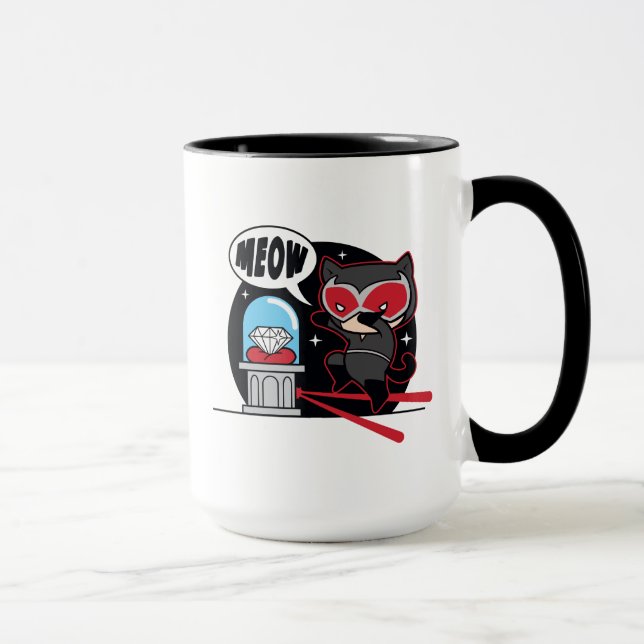 Chibi Catwomen Stealing A Diamond Mugg (Höger)