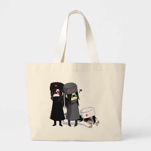 Chibi Commies hänger lös Jumbo Tygkasse (Framsidan)