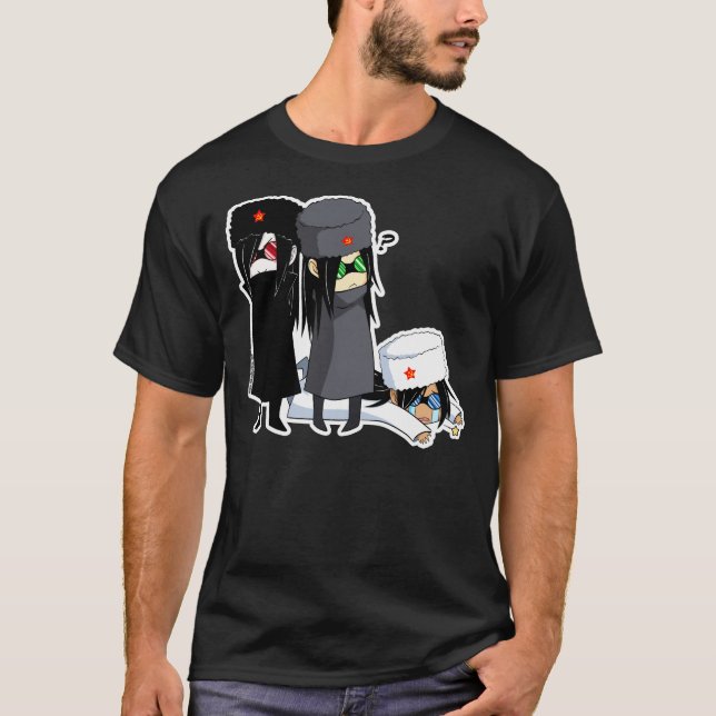 Chibi Commiesskjorta Tee Shirt (Framsida)