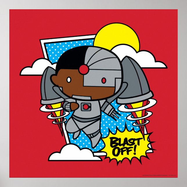 Chibi Cyborg Blast Av! Poster (Framsidan)