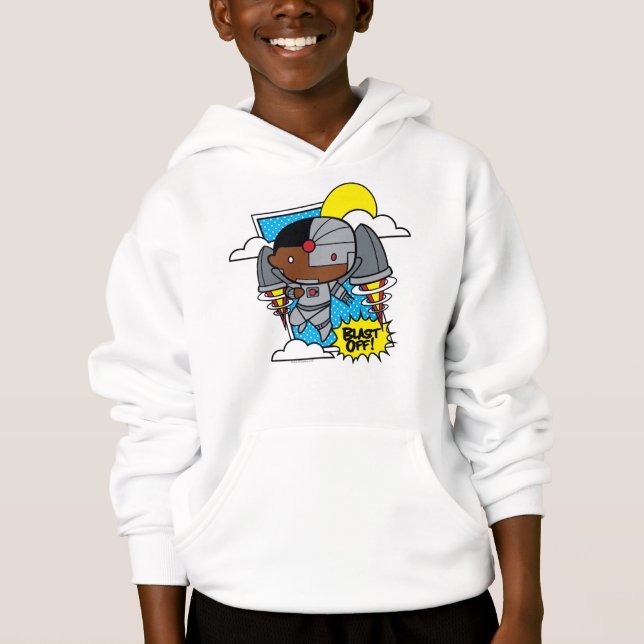 Chibi Cyborg Blast Av! T-shirt (Framsida)